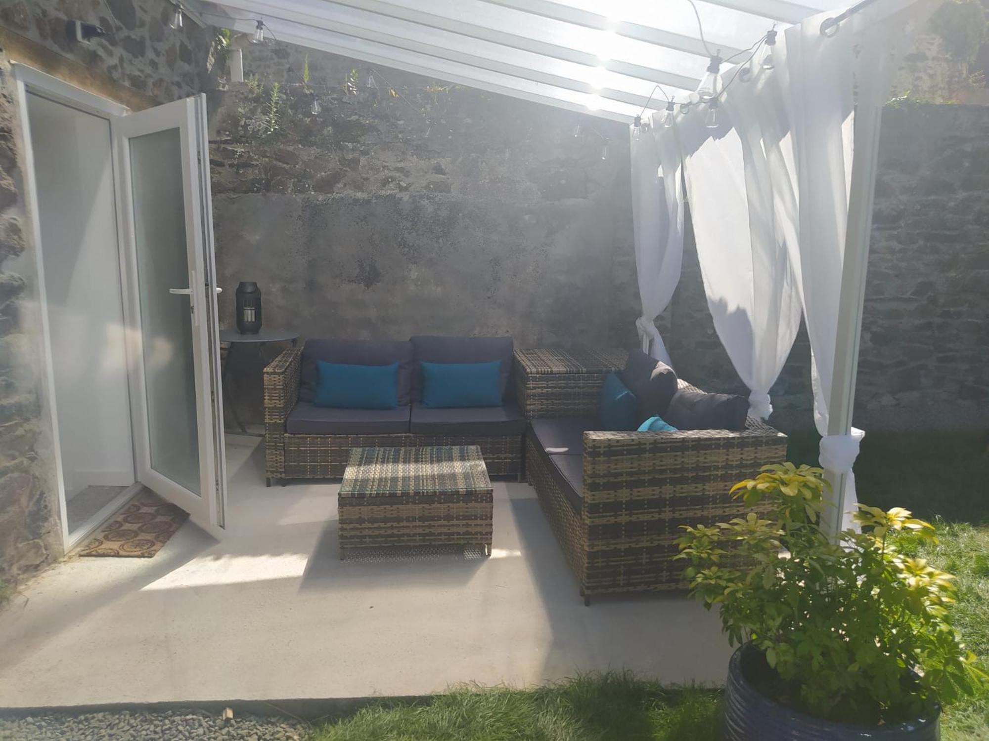 Maisonnette De Bord De Mer Étables Exterior foto